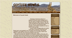Desktop Screenshot of coyotehowls.net